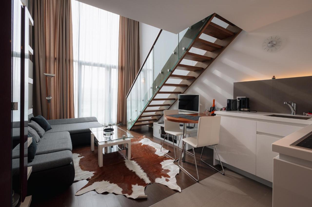Skau Eurovea Duplex Apartment Danube Exclusive View Free Parking Братислава Экстерьер фото